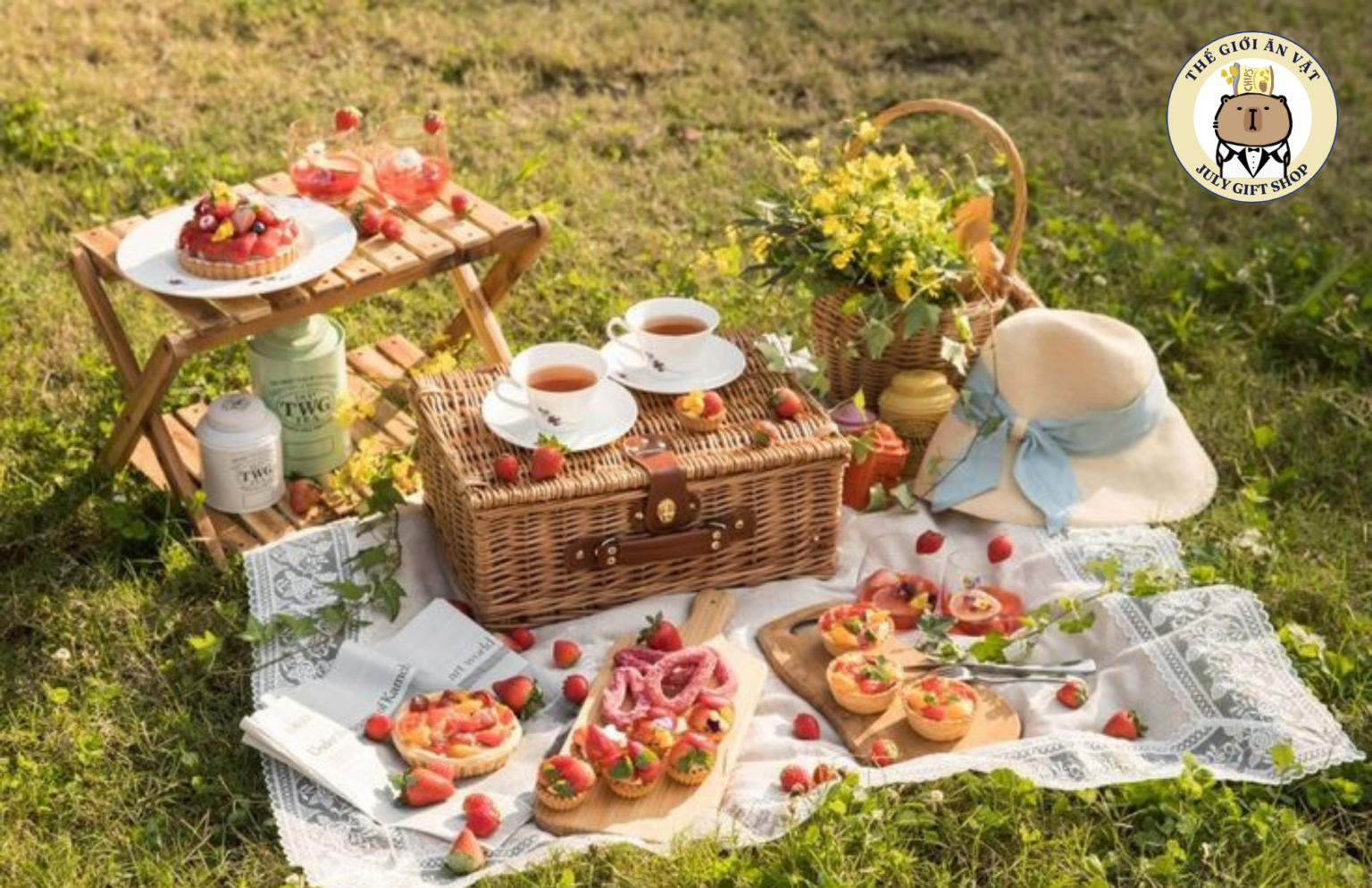 đồ ăn nhẹ đi picnic